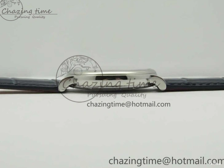 MIROTIME 0419 Portofino Automatic SS FKF 1:1 Best Edition Blue Dial on Blue Leather Strap A Cozy 7133